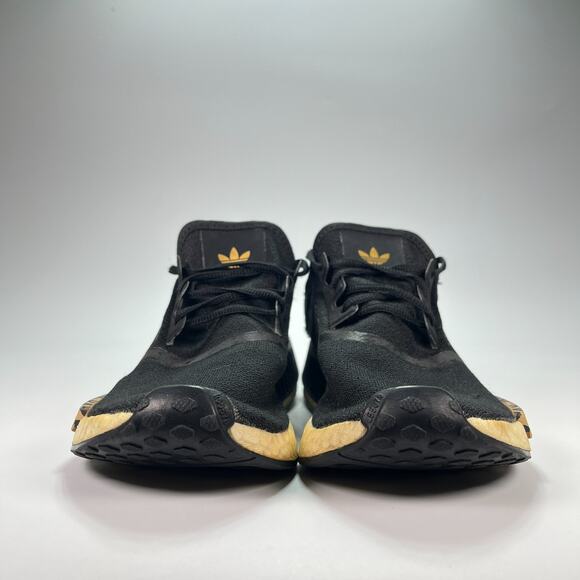 Adidas NMD_R1 Black Leopard Print Lace Up Running Shoes Sneakers Women’s Size 8 - Picture 2 of 10